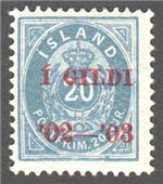 Iceland Scott 47 Mint